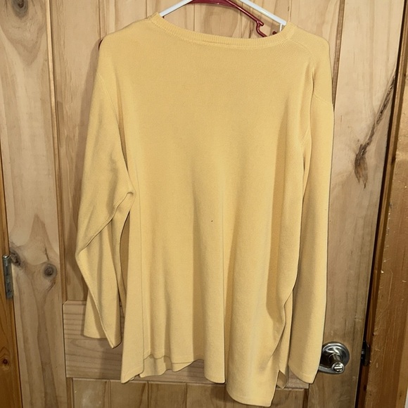 TalbotsYellow Knit Crew Neck Sweater - Picture 3 of 5